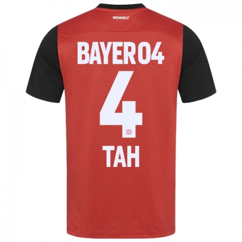 Dresovi Bayer 04 Leverkusen Jonathan Tah 4 Domaći 2024-25 - Kratki Rukavima Dresovi Bayer 04 Leverkusen Jonathan Tah 4 Domaći 2024-25 - Kratki Rukavima